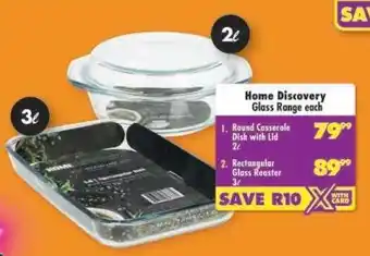 Round Casserole Dish with Lid 2ℓ