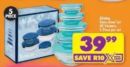 Shoprite ALOHA GLASS BOWL SET offer