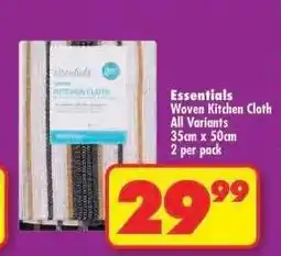 Shoprite Essentials Woven Kitchen Cloth offer