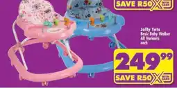 Shoprite Jolly Tots Basic Baby Walker offer