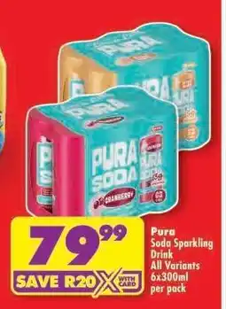 Shoprite Pura Soda Sparkling Drink offer