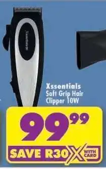 Shoprite Xssentials Soft Grip Hair Clipper 10W offer