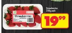Shoprite STRAWBERRIES 250g pack offer