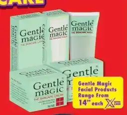 Shoprite GENTLE MAGIC FACIAL PRODUCTS offer