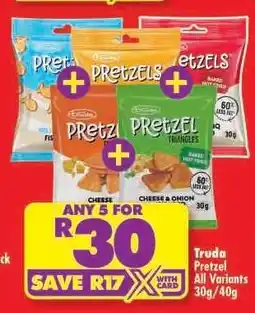 Shoprite Truda Pretzel All Variants 30g/40g offer