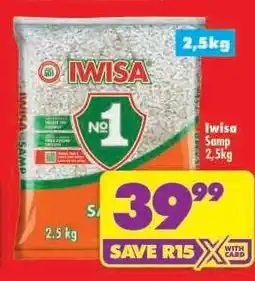 Shoprite Iwisa Samp 2,5kg offer