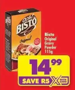 Shoprite Bisto Original Gravy Powder 115g offer