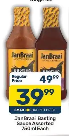 JanBraai Basting Sauce Assorted 750ml Each