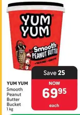 Makro YUM YUM Smooth Peanut Butter Bucket offer