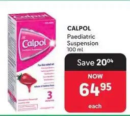 Makro Calpol Paediatric Suspension 100 ml offer