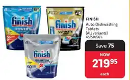 Makro FINISH Auto Dishwashing Tablets offer
