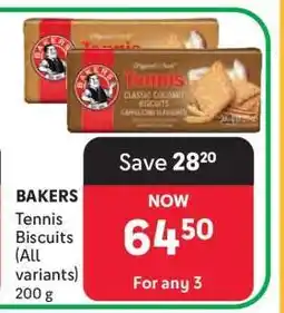 Makro BAKERS Tennis Biscuits (All variants) offer