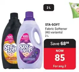 Makro STA-SOFT FABRIC SOFTENER offer