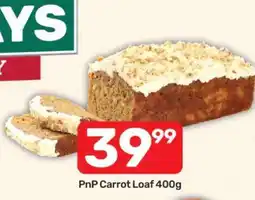 Pick n Pay Hypermarket PnP Carrot Loaf 400g offer