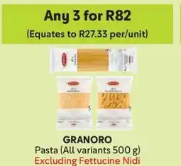Makro GRANORO Pasta offer