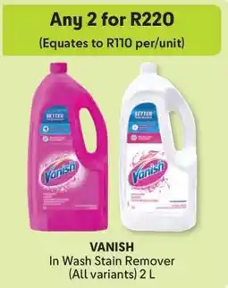 Makro VANISH In-Wash Stain Remover offer
