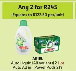 Makro ARIEL Auto Liquid or Auto All in 1 Power Pods offer