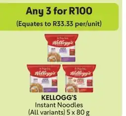 Makro Kellogg's Instant Noodles offer