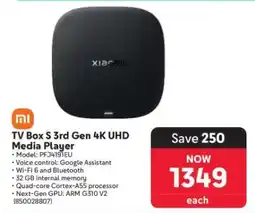 Makro TV Box S 3rd Gen 4K UHD Media Player offer