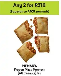 Makro PIEMAN’S Frozen Pizza Pockets offer