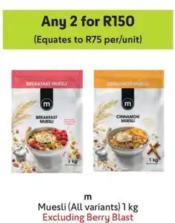 Makro m Muesli (All variants) offer