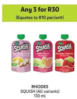Makro RHODES SQUISH (ALL variants) offer