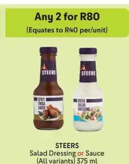 Makro STEERS Salad Dressing or Sauce offer
