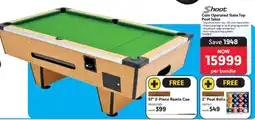 Makro Shoot Coin Operated Slate Top Pool Table offer