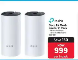 Makro tp-link Deco E4 Mesh Router 2-Pack offer