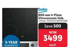 Makro Beko 600 mm 4-Plate Vitroceramic Hob offer