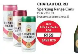 Makro CHATEAU DEL REI Sparkling Range Cans offer