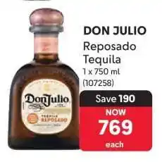Makro Don Julio Reposado Tequila offer