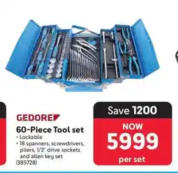 Makro GEDORE 60-Piece Tool Set offer