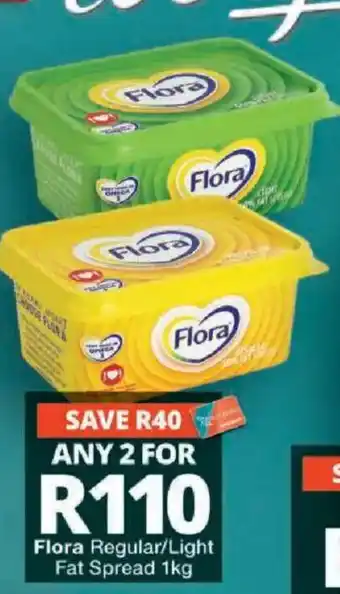 Flora Regular/Light Fat Spread