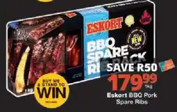 Checkers Eskort BBQ Pork Spare Ribs offer
