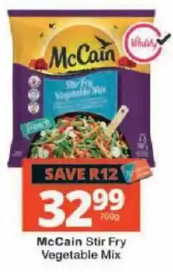 Checkers McCain Stir Fry Vegetable Mix offer