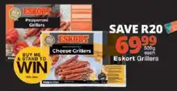 Checkers Eskort Cheese Grillers offer