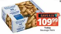 Checkers Today Sausage Rolls offer