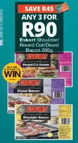 Checkers Eskort Shoulder/Round Cut/Diced Bacon offer