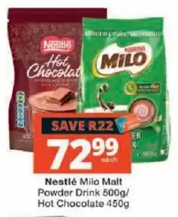 Checkers Nestlé Milo Malt Powder Drink offer