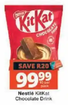 Checkers Nestlé KitKat Chocolate Drink offer