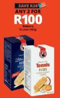 Checkers Bakers Rusks offer