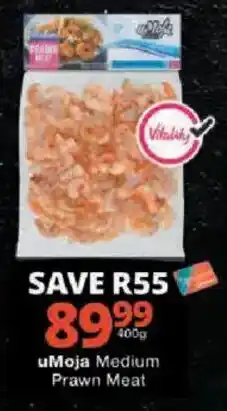 Checkers uMoJa Medium Prawn Meat offer