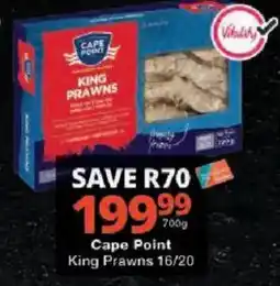Checkers Cape Point King Prawns offer