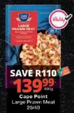 Checkers Cape Point Large Prawn Meat offer