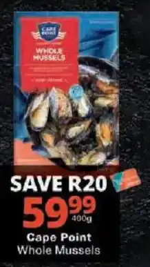 Checkers Cape Point Whole Mussels offer