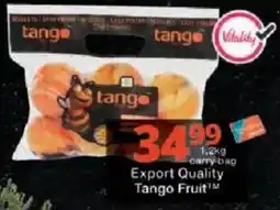 Checkers Export Quality Tango Fruit offer