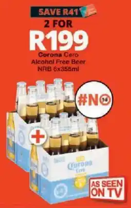 Checkers Corona Cero Alcohol Free Beer offer