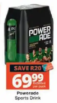 Checkers Powerade Sports Drink offer
