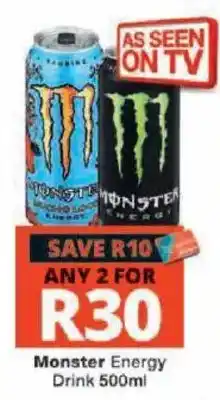 Checkers Monster Energy Drink offer